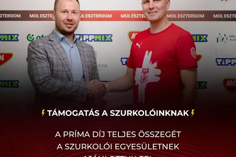 500 EZER FORINTTAL  TÁMOGATTUK SZURKOLÓINKAT 