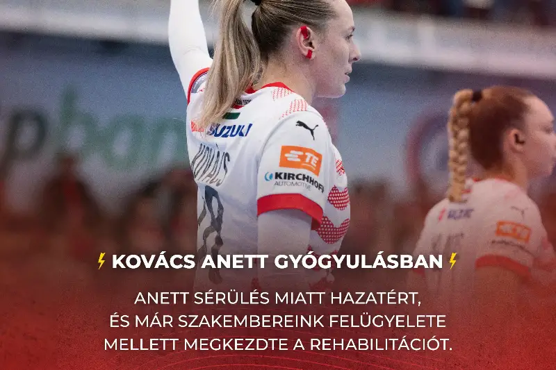 KOVÁCS ANETTMEGKEZDTE A REHABILITÁCIÓT