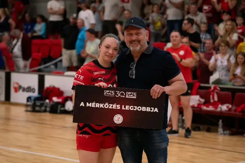  A MÉRKŐZÉS LEGJOBBJA  MAJOROS KLAUDIA