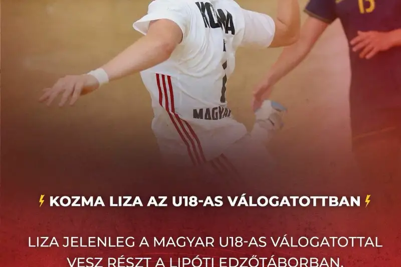  KOZMA LIZA  AZ U18-AS VÁLOGATOTTBAN