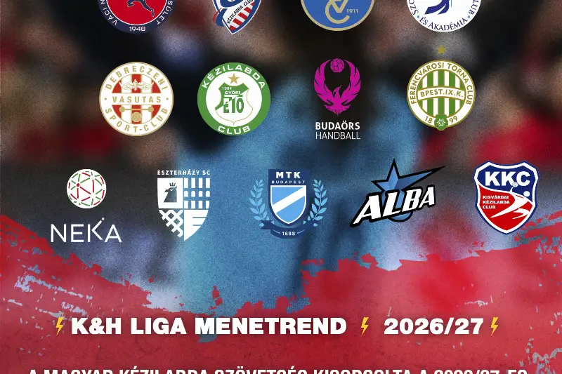  KISORSOLTÁK A 2026/2027-ES  K&H NŐI KÉZILABDA LIGA MENETRENDJÉT! 