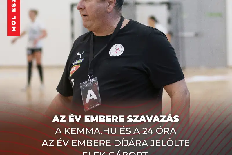 AZ ÉV EMBERE DÍJJELÖLT: ELEK GÁBOR